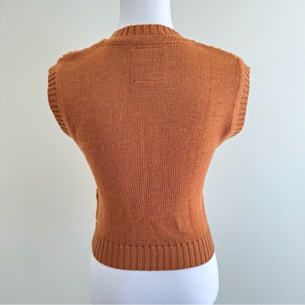 STELLA PARDO x ANTHROPOLOGIE CROCHET WOOL VEST - Picture 3 of 10